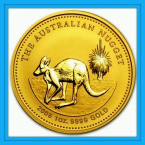 1/2 oz Gold Känguru 2005 in Kapsel