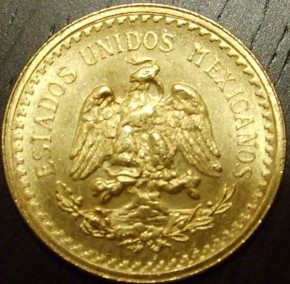 5 Mex. Peso ( 3,75 Gramm Gold fein )