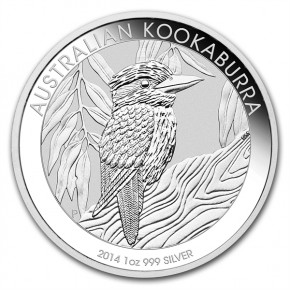 1 oz Silber Kookaburra 2014 in Kapsel ( diff.besteuert nach §25a UStG )