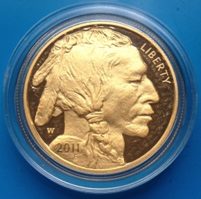 1 oz Gold Buffalo 2011 Proof in Originalkapsel