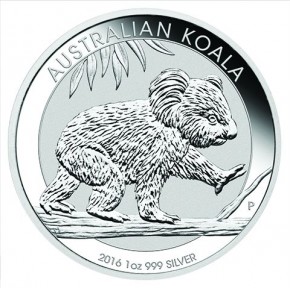 1 oz Silber Koala 2016 ( diff.besteuert nach §25a UStG )