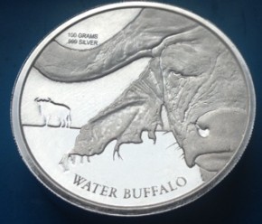 100 Gramm Silber Congo
